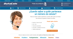 Desktop Screenshot of datacels.com
