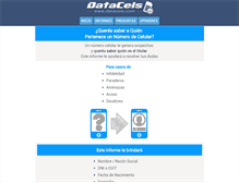 Tablet Screenshot of datacels.com